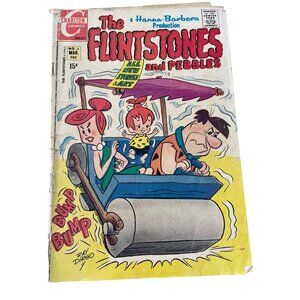 Charlton Comics The Flintstones And Pebbles #3 1971 Hanna Barbera Bagged Boarded